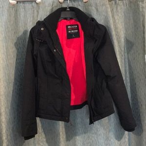 Navy Hollister All Weather Jacket